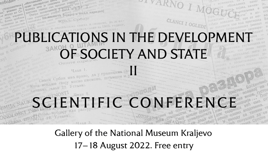 Scientific Conference “Publications in the Development of Society and State II” Opened